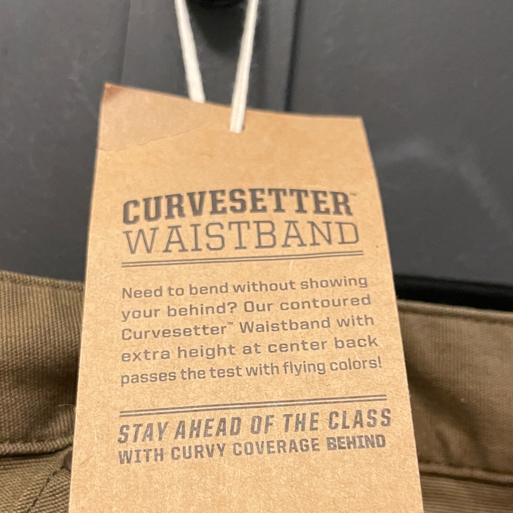 Women's Duluth Trading Co. Brown Curvesetter Waistband Cargo Pants - Picture 5 of 9